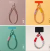 Pink woven mobile phone lanyard, a multi-functional portable chain Specification image